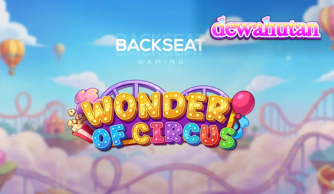 Tampilan visual slot Wonder of Circus dengan tema karnaval neon